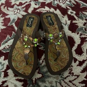 Beautiful colored sandals